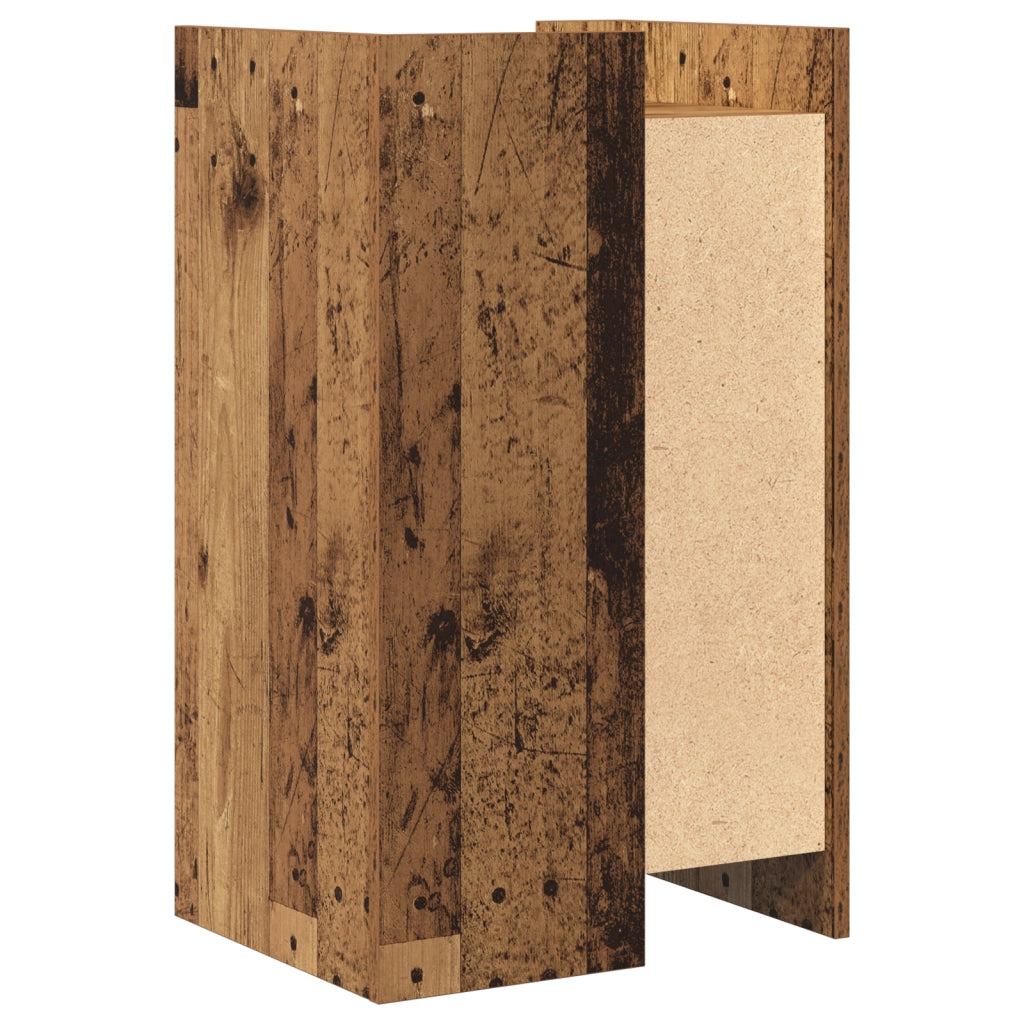 Banchetto in legno antico 45x35x75 cm Legno ingegnerizzato