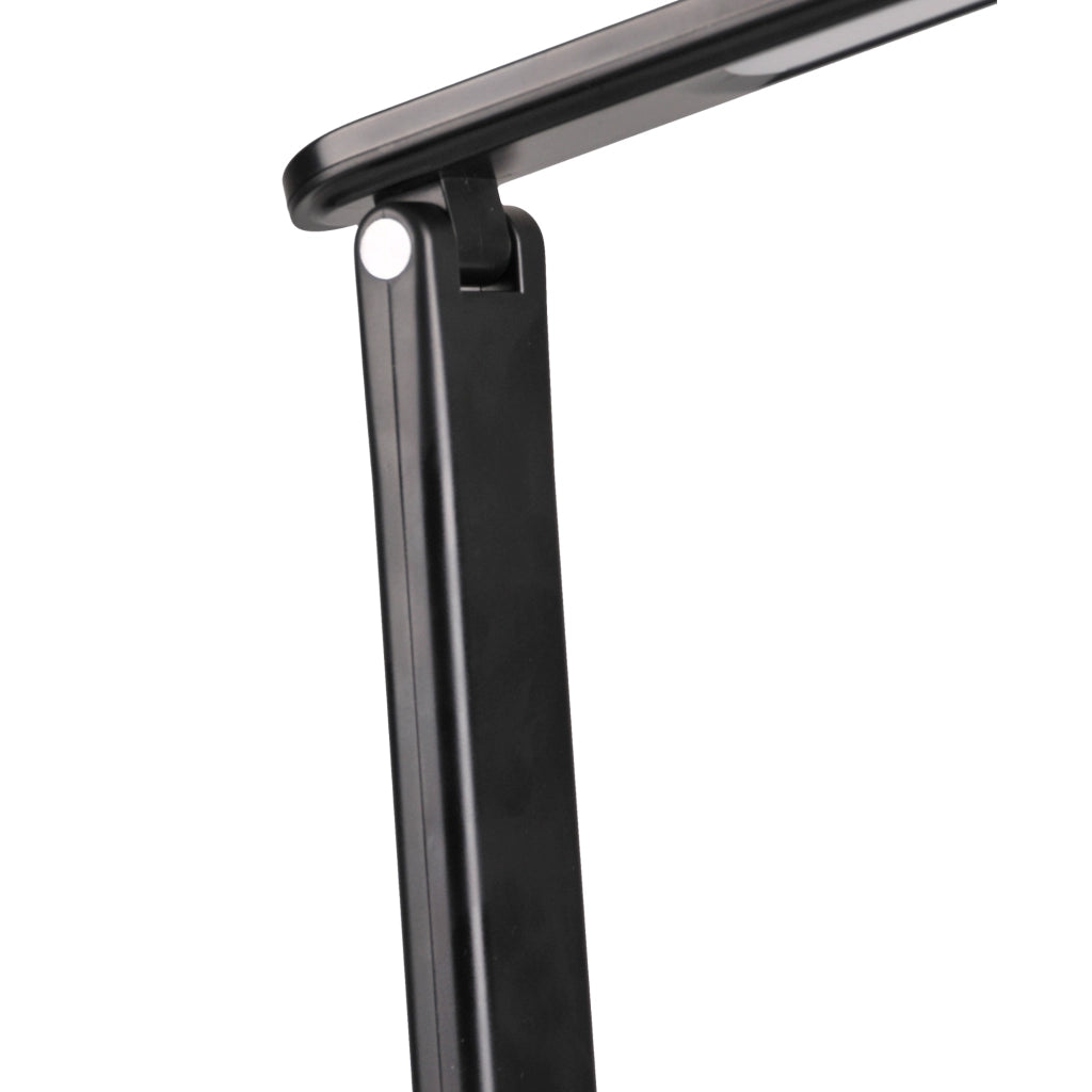 Lampada da scrivania LED nera 4000K RGB dimmer USB Polux