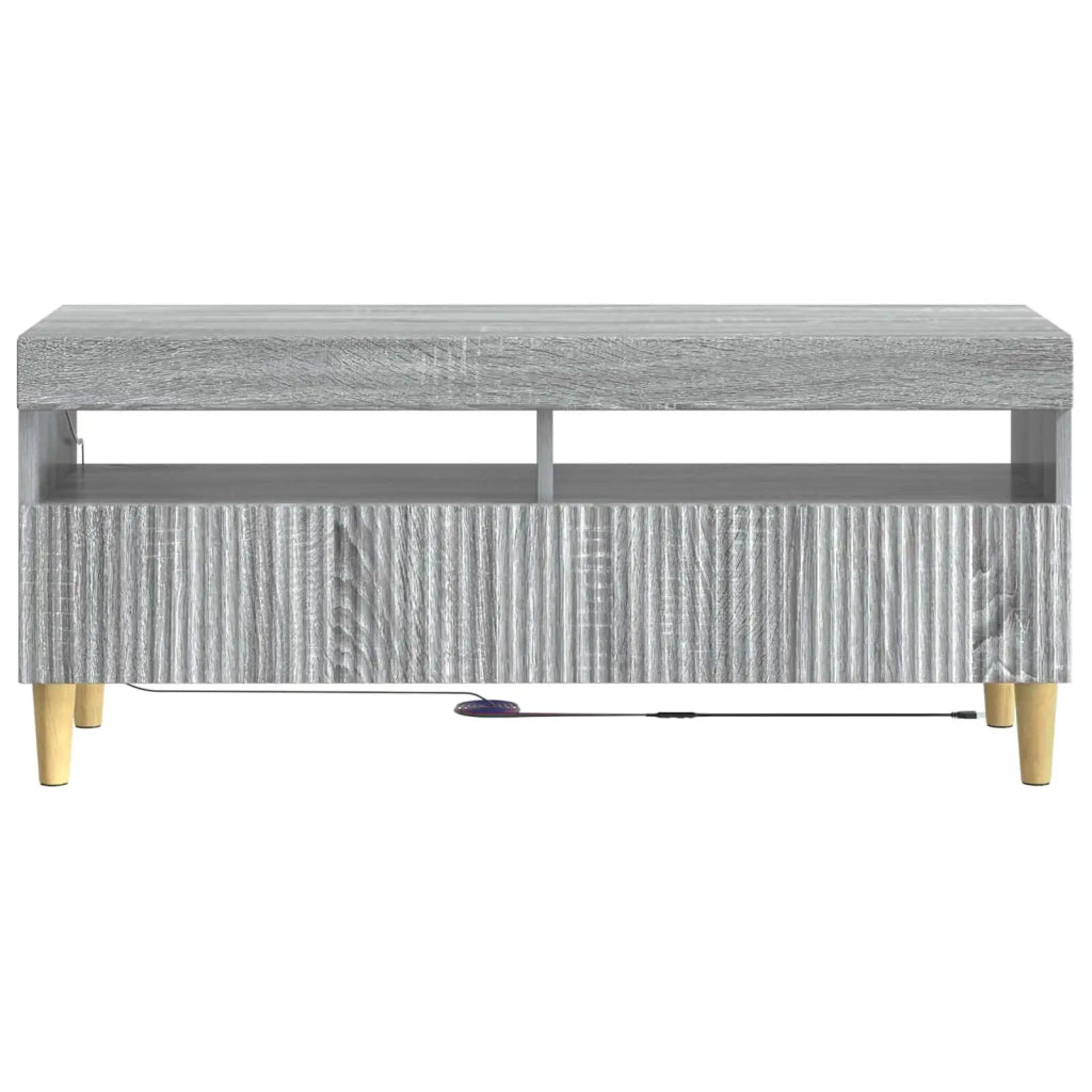 Mobile TV LED Sonoma grigio Legno ingegnerizzato 896771