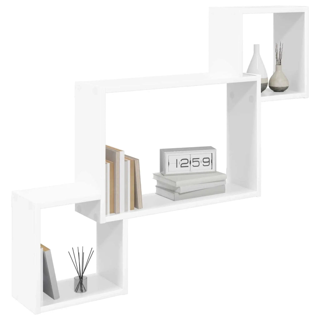 Scaffale da parete A parete Bianco 91,5 x 15 x 76 cm 8012116