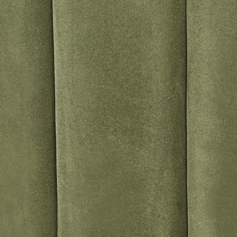 Poltrona in velluto verde scuro in tessuto morbido Design contemporaneo e retrò Seduta imbottita e schienale basso
