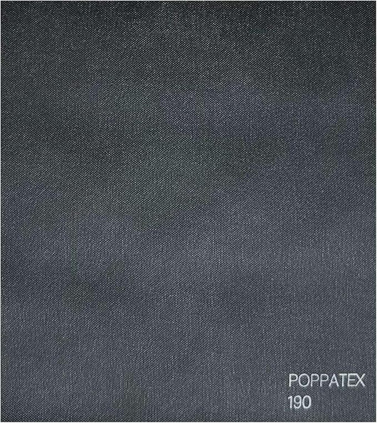 Tessuto Ecopelle Nautica Tappezzeria Alta Qualità "POPPATEX" - Colore GRIGIO SCURO 190 - Morbida e Resistente - Vendita al Metro - H.140