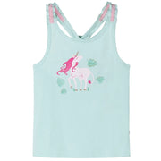 Canotta da Bambina Menta Chiaro 140cod mxl 109565