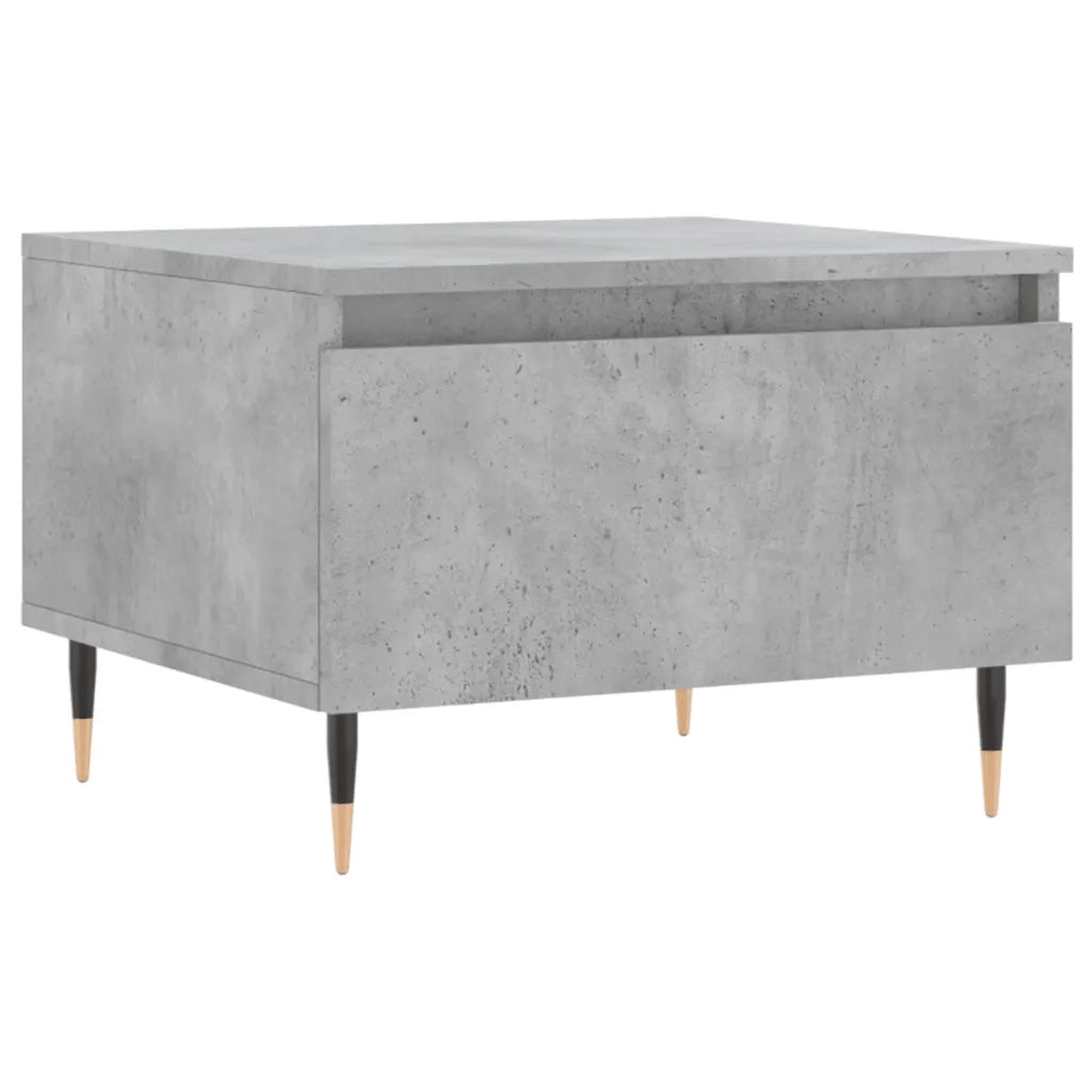 2 pz Tavolini salotto | Tavolino da caff¨¨ | Tavolino da Soggiorno Grigio Cemento 50x46x35 Legno Multistrato