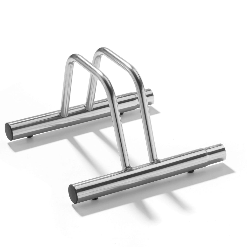 Andrys Rastrelliera Bici 1 Posto 42x38,5x26 cm Acciaio Inox Grigio