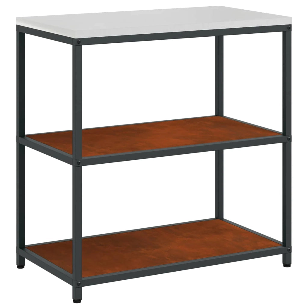 Set di Stoccaggio per Cucina con lo scaffale 3 pcs Ruggine 3392679