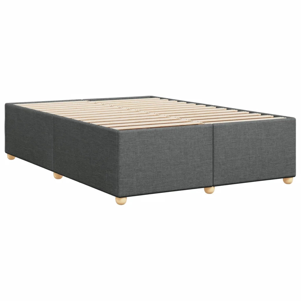 Giroletto senza Materasso Grigio Scuro 140x200 cm Tessuto