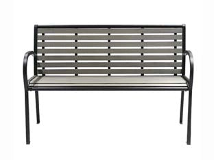 PANCHINA CON BRACCIOLI IN WPC  cm.125x59x81h.    VETTE