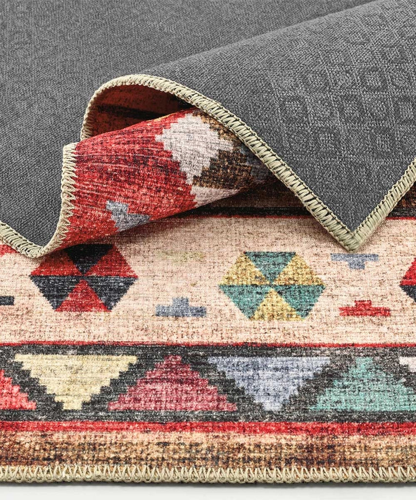 Tappeto arredo casa ANATOLIA KILIM 03 cm.115x175 riproduzione disegno persiano classico in stile vintage. Tappeto lavabile e antiscivolo per ingresso, soggiorno, camera da letto.