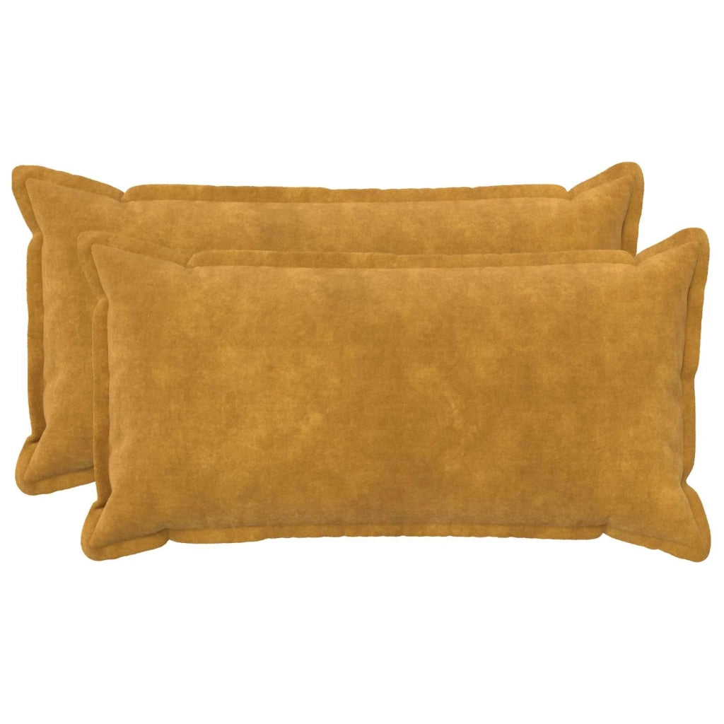 Cuscino con cuscino HOUTEN 2 pz Giallo Fleece in microfibra 934030