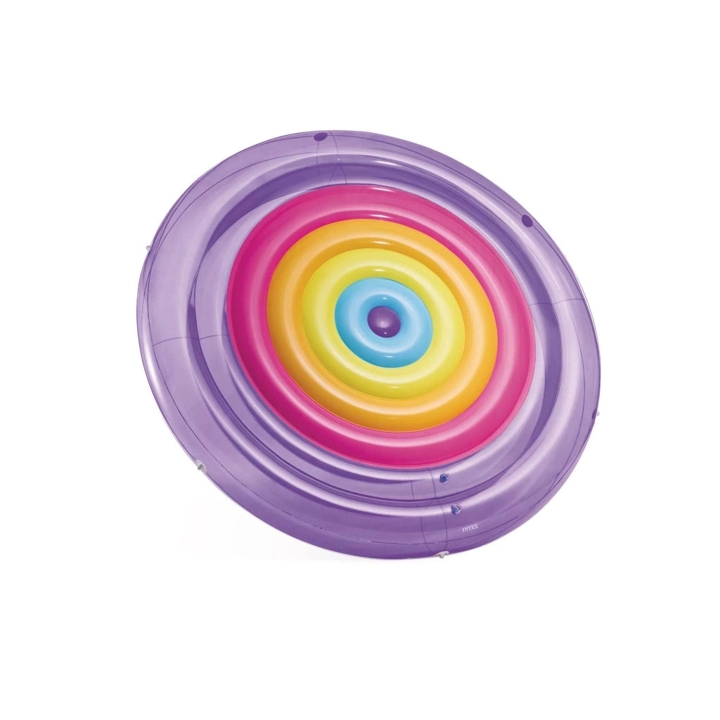 MATERASSINO GONFIABILE ISOLA 'RAINBOW FIESTA ISLAND' cm 201 x  24  - INTEX