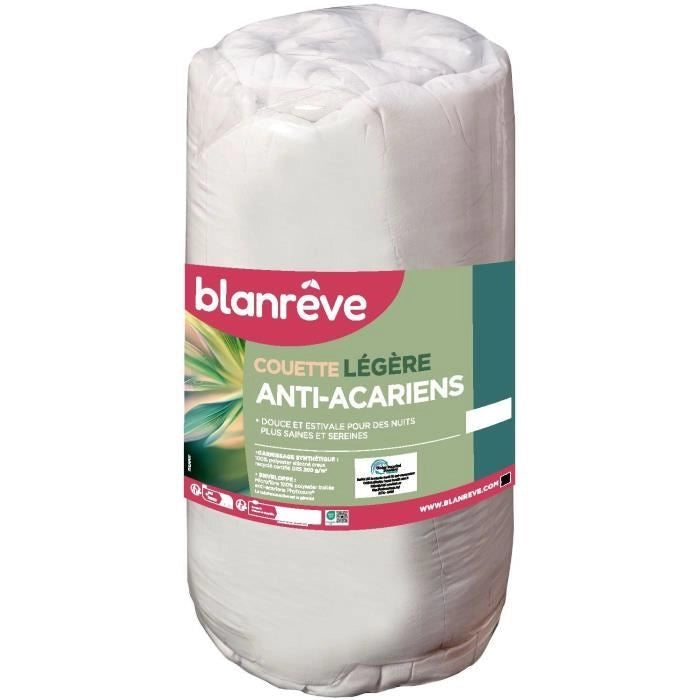 Piumino leggero antiacaro - 200 gr/m - BLANREVE - 240 x 220 cm - Bianco