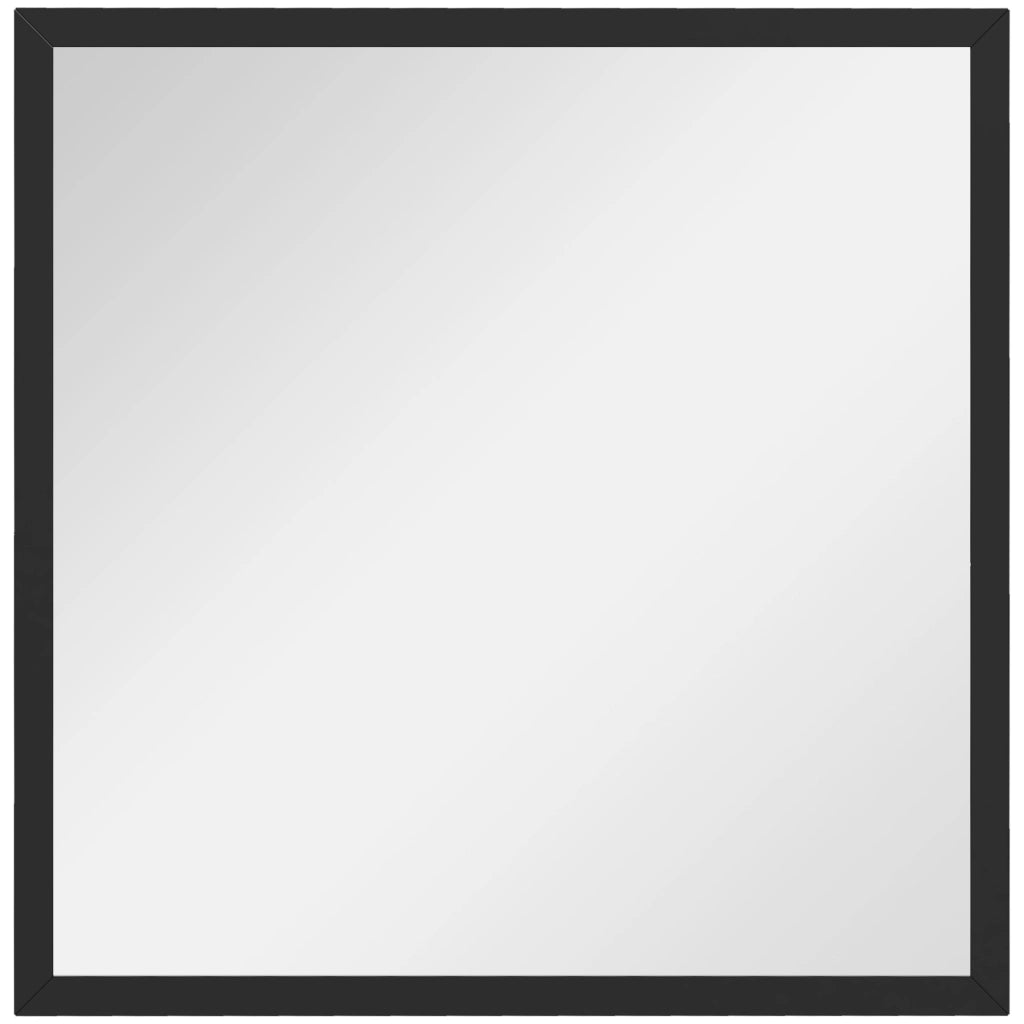 Specchio da parete quadrato ¨C Xylo ¨C legno nero 50x50 cm