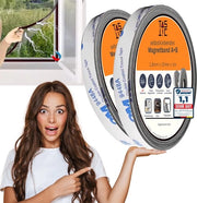 Banda magnetica autoadesiva A+B per abbigliamento, resistente extra – (1+1 m) banda magnetica autoadesiva con contatto A e B per abbigliamento; strisce magnetiche con colla 3M per abbigliamento