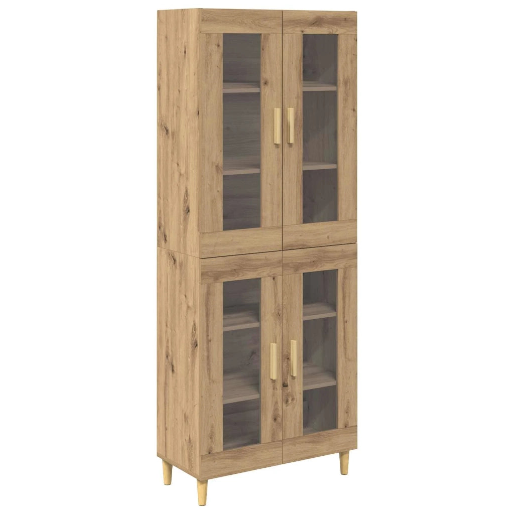 Credenza-Buffet-Armadio da cucina Rovere artigianale 69,5 x 34 x 180 cm 787113