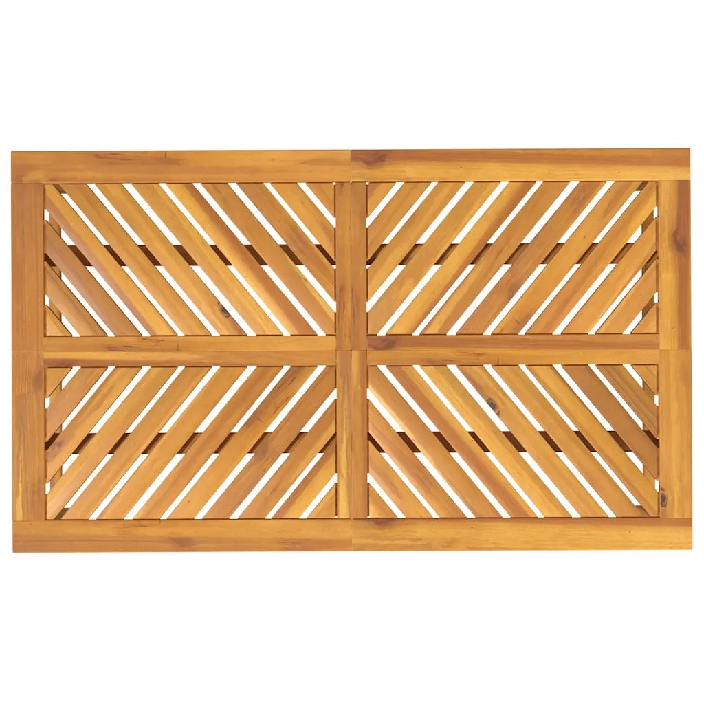 Tavolo da Pranzo da Giardino 150x90x74 cm Legno Massello Acacia 362241