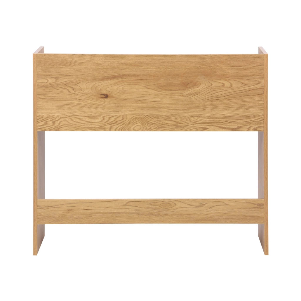 Scrivania decorazione legno 2 cassetti di stoccaggio, quercia