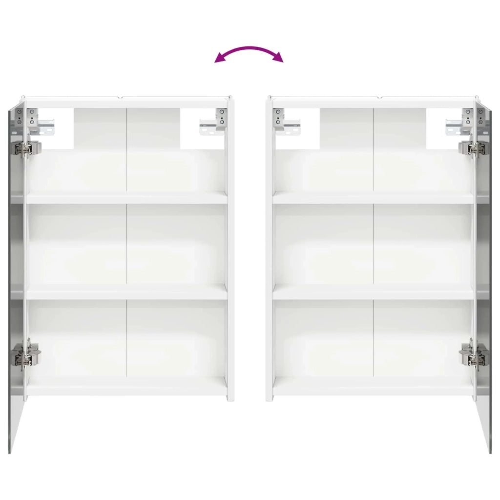 Set di Armadi da Bagno 4 pcs Bianco 43 x 11,5 x 60,5 cm 3407375
