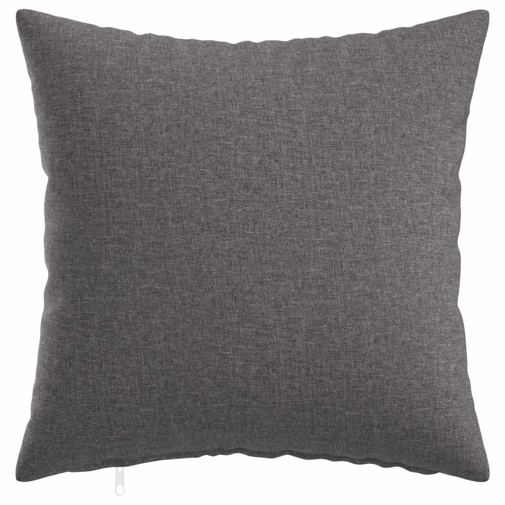 Federa 6 pz HEERLEN Grigio Chiaro 50 x 50 cm Tessuto 910736