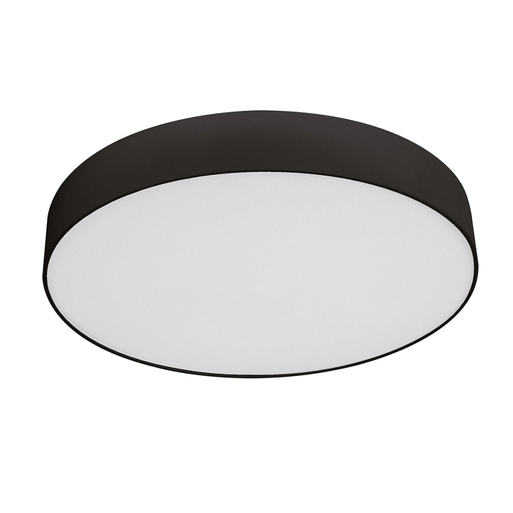 Plafoniera GPL383 in Termoplastico Nero - 40W LED High CRI >90, CCT Selezionabile 3000K/4000K/5000K - Gealuce Interni IP20
