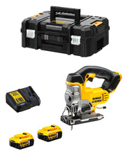 Seghetto Alternativo DeWALT DCS331P2 (2 x 5,0 Ah + DCB115 + TSTAK II)