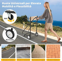 Carrello per Motore Fuoribordo, Supporto per Motore Fuoribordo con Ruote, Capacità di 150 kg, Resistente e Robusto, per Riparazioni, Manutenzione e Trasporto