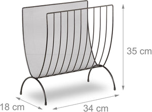 Portariviste in rete metallica Portariviste portariviste in rete intrecciata nera 13_0002230/2