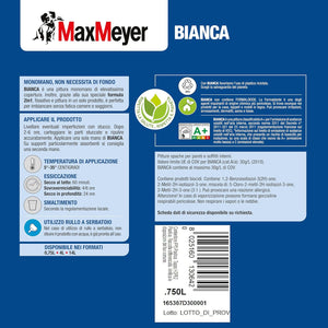 Pittura per Interni Lavabile Monomano 2-in-1 BIANCA, Colore Bianco, 0.75L