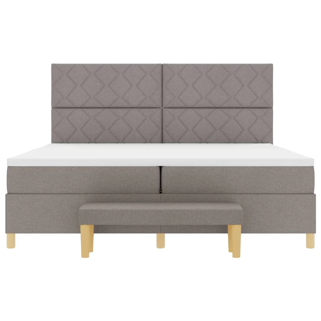 Letto a molle con materasso Talpa 200 x 200 cm Tessuto 3344405