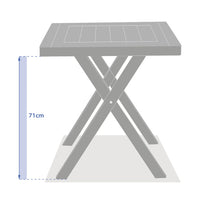 TAVOLO XENIA QUADRATO ACACIA
