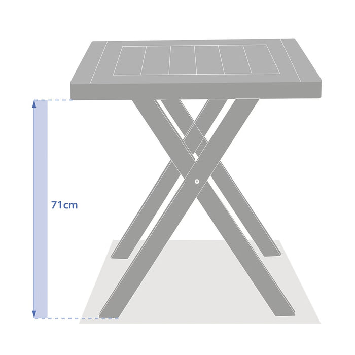 TAVOLO XENIA QUADRATO ACACIA