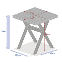 TAVOLO XENIA QUADRATO ACACIA
