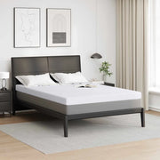 Topper per materasso-Materassino Bianco 140 x 190 cm Tessuto Jacquard 109512