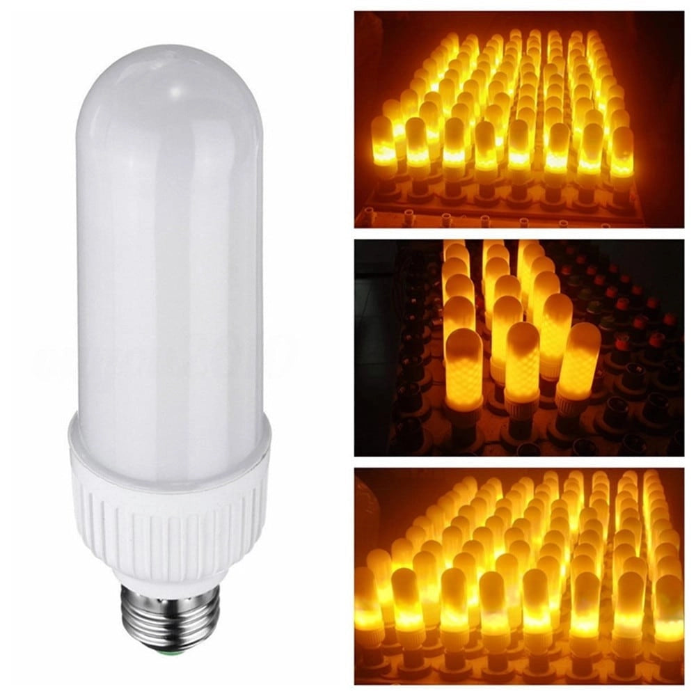 Trade Shop - Lampadina Lampada A Led Bulb Effetto Fiamma Fuoco Movimento Attacco E27 5w Watt -