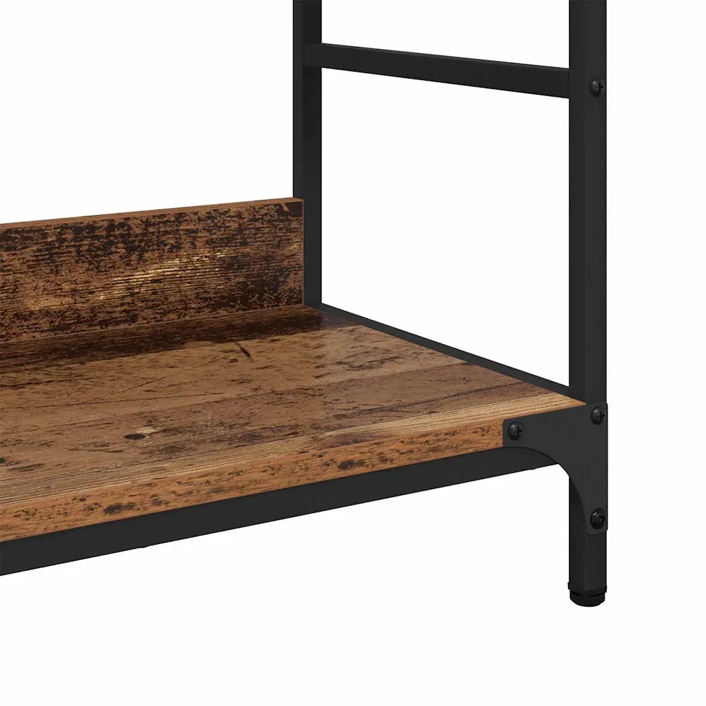 Libreria-Scaffale per Libri-Mobile di Stoccaggio Legno vecchio 78.5 x 33 x 82 cm Legno multistrato