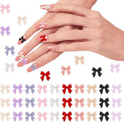 200 pezzi di decorazioni per unghie a forma di farfalla in 3D, strik per unghie con strass e decorazioni per nail art, set di 200 pezzi