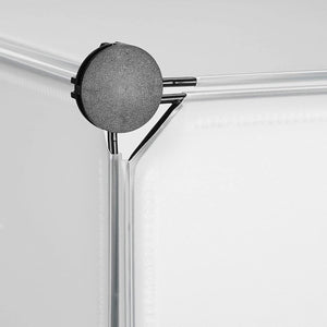 Scaffale per armadio scarpiera portascarpe in plastica modulare 12 paia trasparente 13_0001661