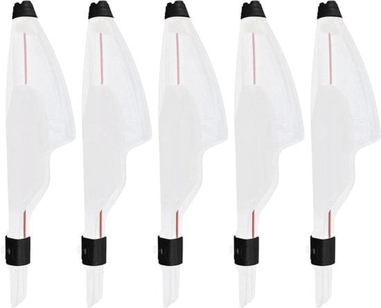Accessori per pesca - 5 pezzi - Capocorda - Rock Pole 1 - Adatto per canne da pesca - Nero - Efficiente - Attrezzatura da pesca