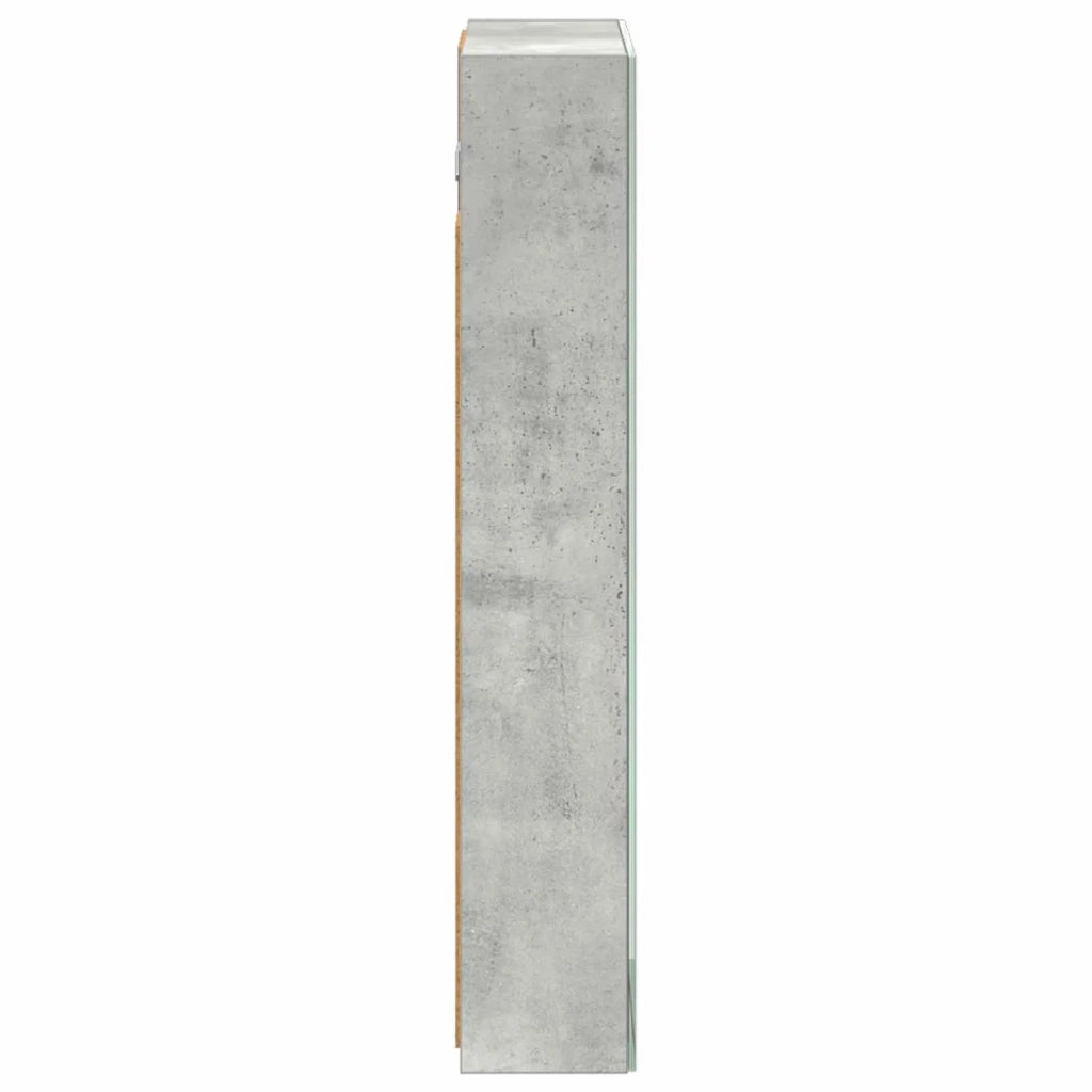 Mobiletto per specchio da bagno con lo scaffale Grigio cemento