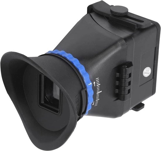 Vergroting Camera Zoeker con Schermo LCD in Gomma - Adatto per Schermi da 3 e 32 Pollici - Fotocamere DSLR con 1/4 Pollici Viti.