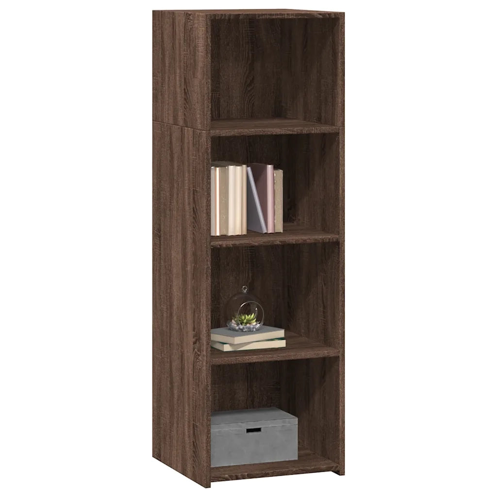 Credenza | Madia | Buffet da pranzo | Armadio da pranzo Rovere Marrone 40x41x124cm in Legno Multistrato