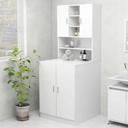 Mobile per Lavatrice Bianco 70,5x25,5x90 cm 808386