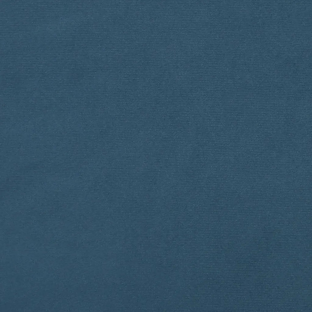 Giroletto a Molle con Materasso Blu Scuro 120x190 cm in Velluto 3270467