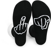 Calze per pollice medio divertenti - Regalo per il papà - Regali divertenti - Unici e audaci - Unico modello si adatta a quasi tutti - 36-42 EUR