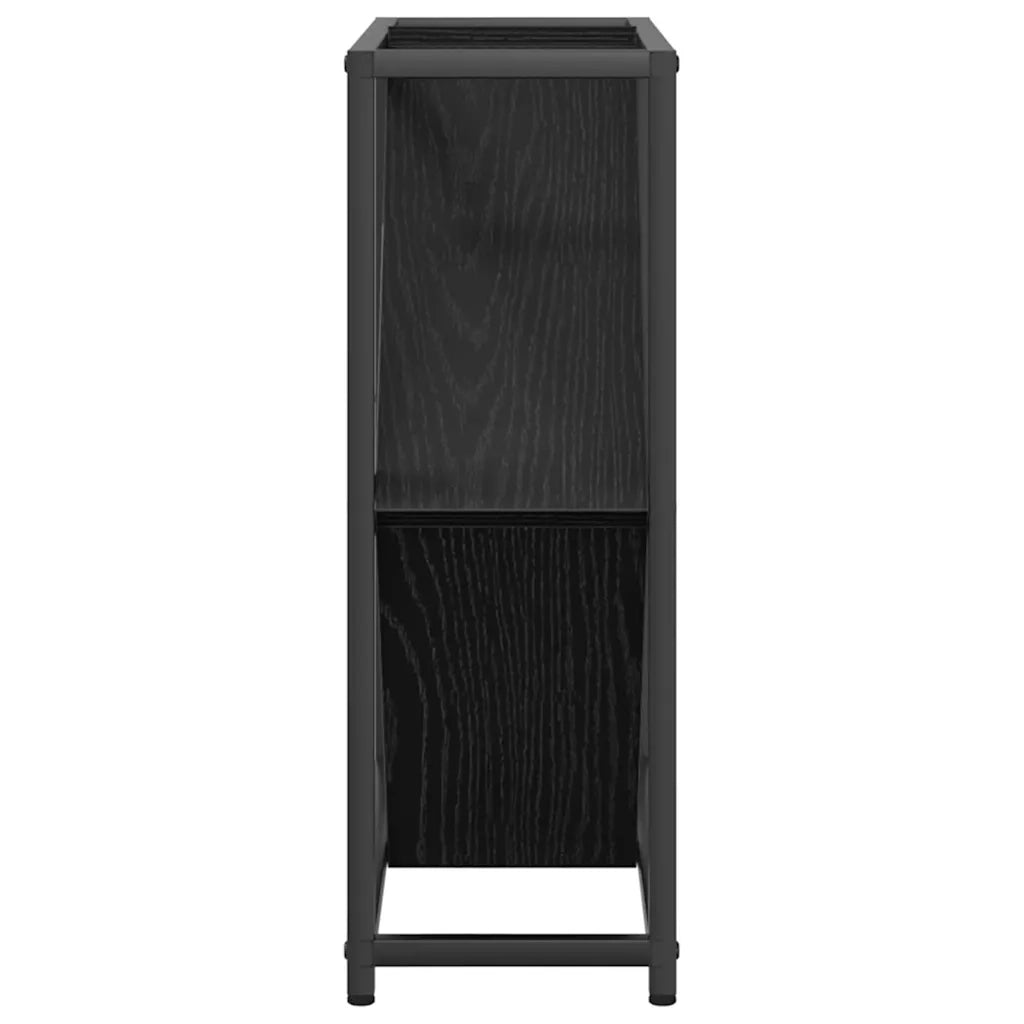 Portabottiglie Rovere Nero 51 x 18 x 52,5 cm Legno multistrato CFW7571976