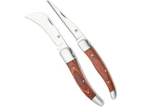 set coltellini da giardino pieghevoli 2 pz. con custodia cod:ferx.vit53805