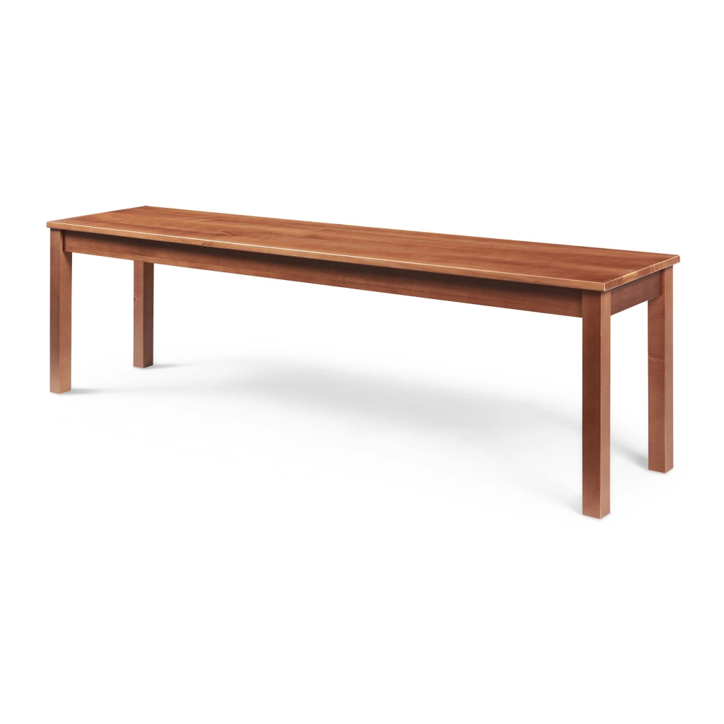 Panca da Tavolo Pranzo Trerunulu in Legno di Pino 140 x 35 x 45 cm - Effetto Noce [en.casa]
