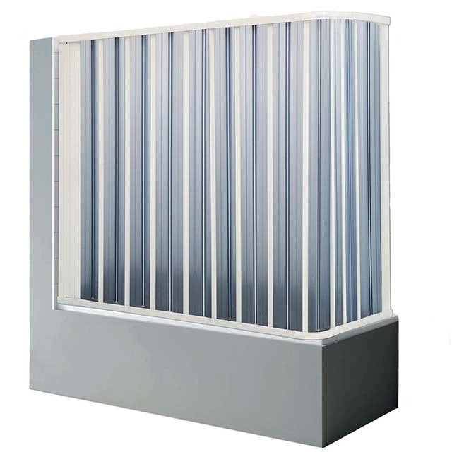 Box Vasca a soffietto a 2 lati (apertura SX corta) cm 75 x 140 - H.140 - con apertura RIDUCIBILE e REVERSIBILE - CR