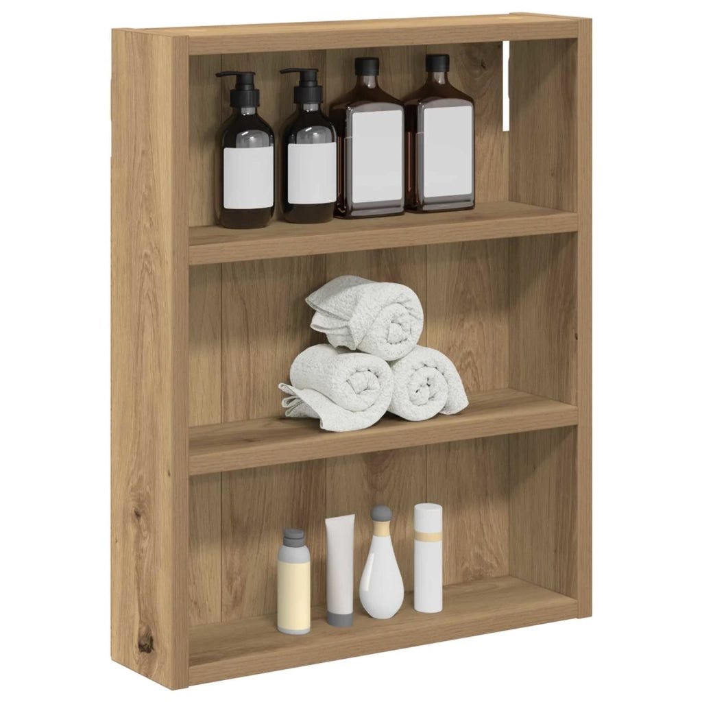 Armadio da bagno a muro Rovere Artigianale 40 x 10 x 50 cm