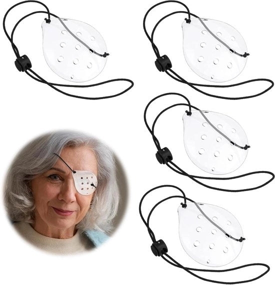 Occhiali trasparenti per la protezione degli occhi - Maschera occhiabile adattabile per adulti e bambini dopo le operazioni
